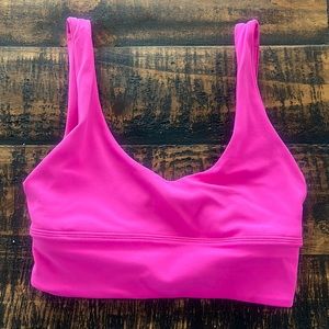 sonic pink lululemon align bra